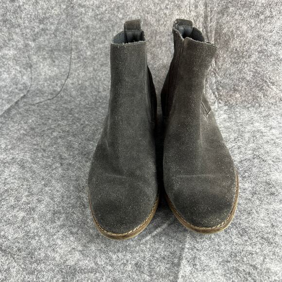 Dolce Vita Terra Charcoal Grey Suede Ankle Boots Size‎ 9 - Picture 7 of 9
